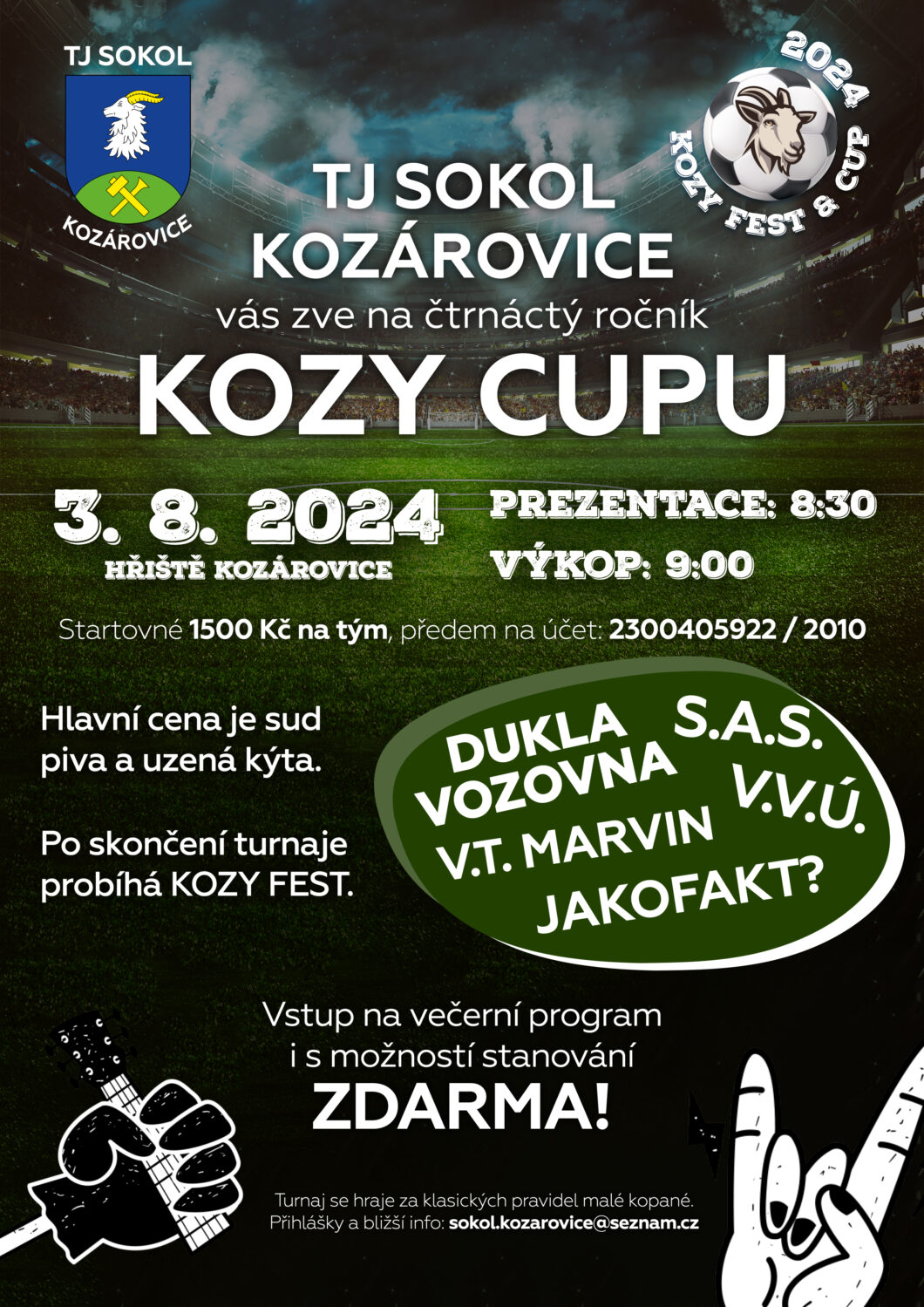 Kozy FEST & CUP 2024 – 3. 8. 2024